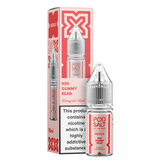 Nexus Red Gummy Bear 10ml Nicotine Salt E-Liquid