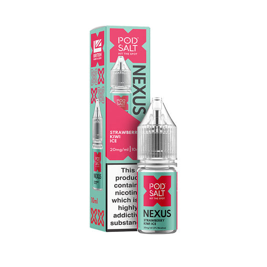 Nexus Strawberry Kiwi Ice 10ml Nicotine Salt E-Liquid