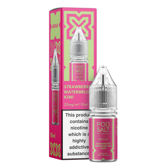 Nexus Strawberry Watermelon Kiwi 10ml Nicotine Salt E-Liquid