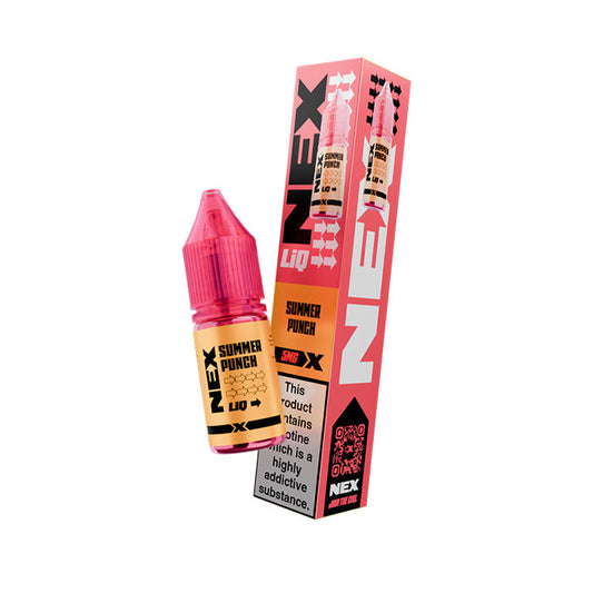 Summer Punch NexLiq 10ml Nic Salt E-Liquid and Box