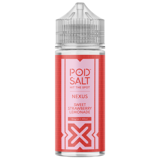 Pod Salt Nexus Sweet Strawberry Lemonade 100ml Shortfill E-Liquid