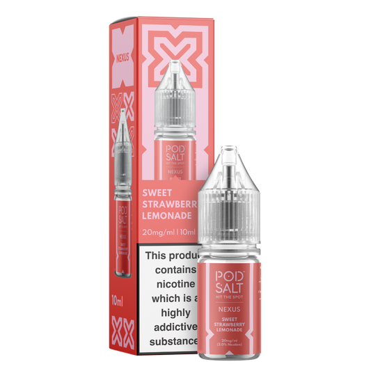 Nexus Sweet Strawberry Lemonade 10ml Nicotine Salt E-Liquid