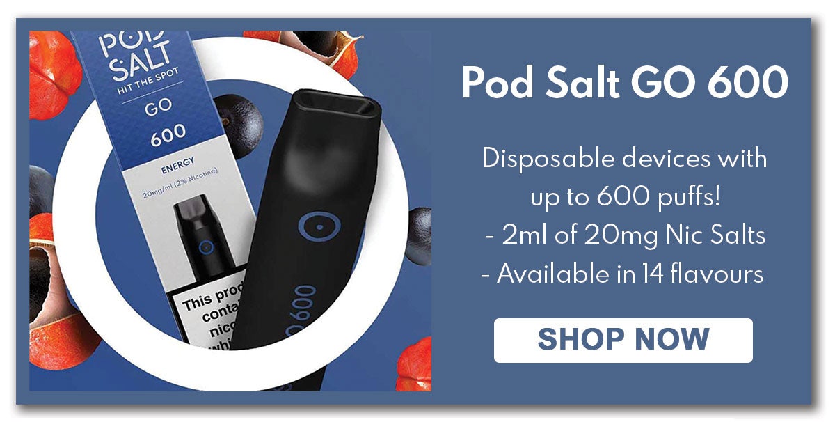 Disposable vapes - Pod Salt Go 600 (Image)
